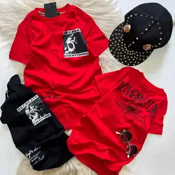 😍تیشرت گنگ اسکلتی(لانگ و گنگ استایل)😍مناسب4سال تا بزرگسال