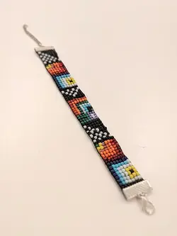 دستبند بافت منجوق