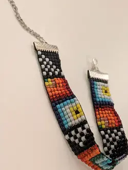 دستبند بافت منجوق