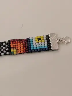 دستبند بافت منجوق