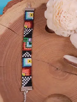 دستبند بافت منجوق