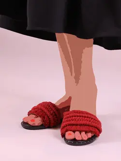 صندل مکرومه کد m05