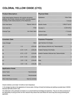 جوهر اکریلیک رنگ اوکر CYO