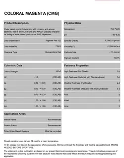 جوهر اکریلیک رنگ ارغوانی CMG