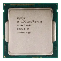 پردازنده مرکزی اینتل مدل Core i3-4160 سری Haswell