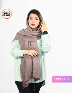 شال رنگ پاستیلی کد 1342