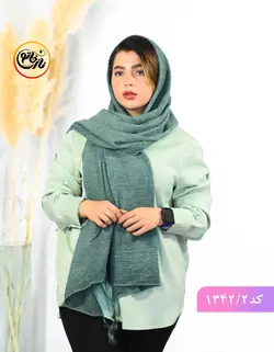 شال رنگ پاستیلی کد 1342