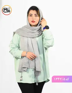 شال رنگ پاستیلی کد 1342