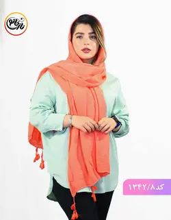 شال رنگ پاستیلی کد 1342