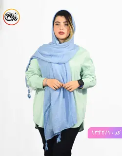 شال رنگ پاستیلی کد 1342