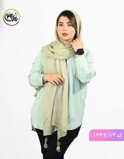 شال رنگ پاستیلی کد 1342
