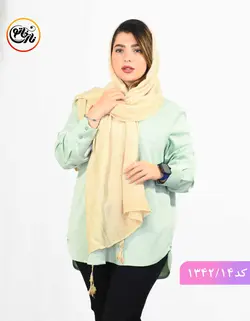 شال رنگ پاستیلی کد 1342
