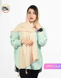 شال رنگ پاستیلی کد 1342