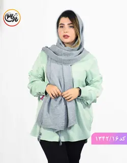 شال رنگ پاستیلی کد 1342