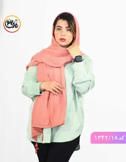 شال رنگ پاستیلی کد 1342