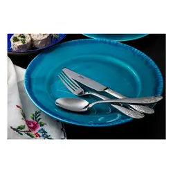 سرویس قاشق و چنگال ۱۲پارچه ناب استیل مدل امپریال سیلور