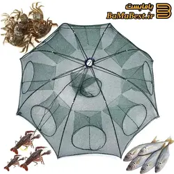 تور ماهیگیری گرگور چتری 16 چشمه