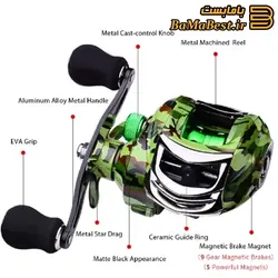 چرخ ماهیگیری بیت کستینگ راست می سی سی پی