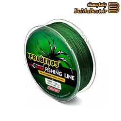 نخ ماهیگیری براید 4X - PROBEROS - شماره 7.0 سبز 100m