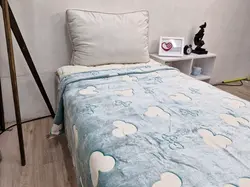 پتو حوله ای مدل شبنما تکنفره طرح میکی موس