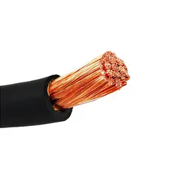 کابل جوشکاری درجه یک نسوز 100% مس سایز 16 (فروش متری)