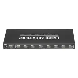 سوئيچ 8 پورت HDMI با ریموت کنترل تی سی تی