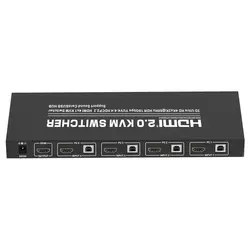 سوئيچ کی وی اِم 4 پورت HDMI تی سی تی