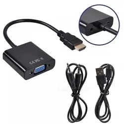 مبدل HDMI به VGA همراه صدا با کيفيت HD فرانت