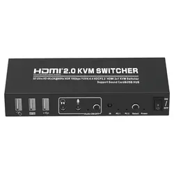 سوئيچ کی وی اِم 2 پورت HDMI تی سی تی