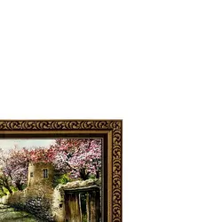 تابلو فرش ماشینی طرح کوچه قدیمی 5