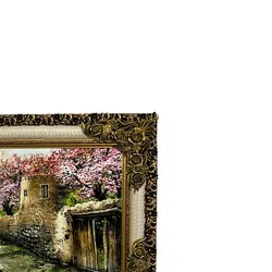 تابلو فرش ماشینی طرح کوچه قدیمی 3