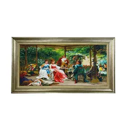 تابلو فرش ماشینی طرح سایه بان عشق 12