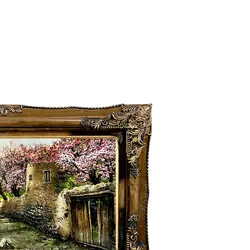 تابلو فرش ماشینی طرح کوچه قدیمی 4