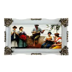 تابلو فرش ماشینی طرح گیتار زن دوره گرد 7