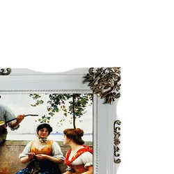 تابلو فرش ماشینی طرح گیتار زن دوره گرد 7