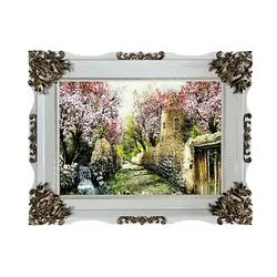 تابلو فرش ماشینی طرح کوچه قدیمی 17