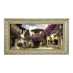 تابلو فرش ماشینی طرح کوچه قدیمی 7