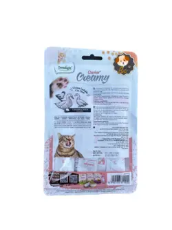 بستنی گربه دنتالایت با طعم خاویار و اردک پک ۵ عددی ـ  DENTALIGHT CAT CREAMY CAVIAR & DUCK