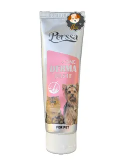خمیر تقویت پوست و مو گربه و سگ پرسا ۱۰۰ گرمی ـ PERSSA DERMA PASTE + ZINC FOR PET 100 GR