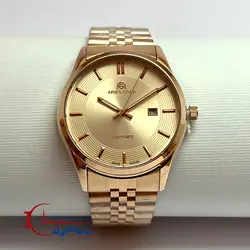 ساعت ست مچی آریس گلد بند فلزی مردانه مدل 4191L&G
