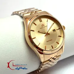 ساعت ست مچی آریس گلد بند فلزی مردانه مدل 4191L&G