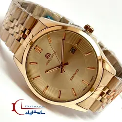 ساعت ست مچی آریس گلد بند فلزی مردانه مدل 4191L&G