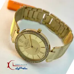 ساعت مچی آریس گلد بند استیل زنانه مدل4112