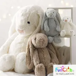 عروسک پولیش - خرگوش جلی کت گوش دراز (دارای سایزبندی و رنگبندی) - شروع قیمت از: