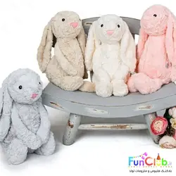 عروسک پولیش - خرگوش جلی کت گوش دراز (دارای سایزبندی و رنگبندی) - شروع قیمت از: