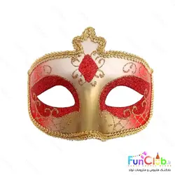 ماسک بالماسکه ونیزی طرح گیپوردار (دارای رنگبندی)