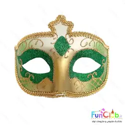 ماسک بالماسکه ونیزی طرح گیپوردار (دارای رنگبندی)