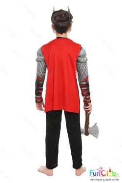 لباس کودک پسرانه ابر قهرمان تور (THOR) عضلانی
