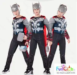 لباس کودک پسرانه ابر قهرمان تور (THOR) عضلانی