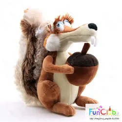 عروسک پولیش نانو - کالکشن ICEAGE شخصیت سنجاب اسکرات دختر 20 سانت (اورجینال)